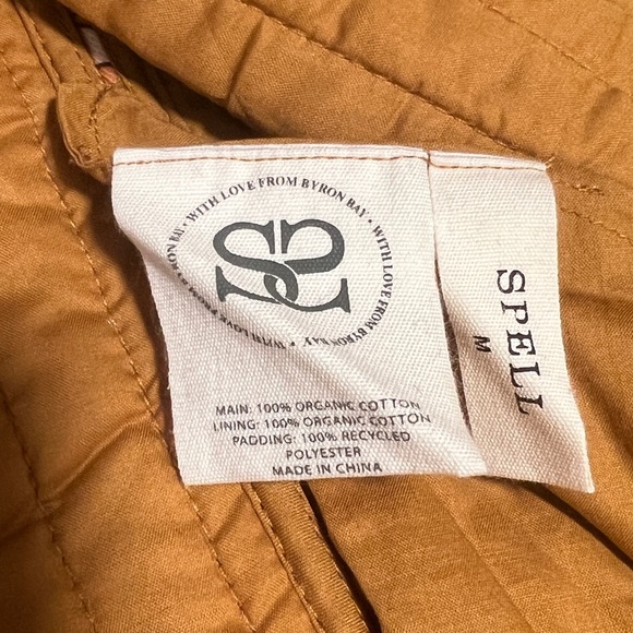 Spell Cha Cha Quilted Vest in Brown Sugar NWOT - Picture 5 of 5